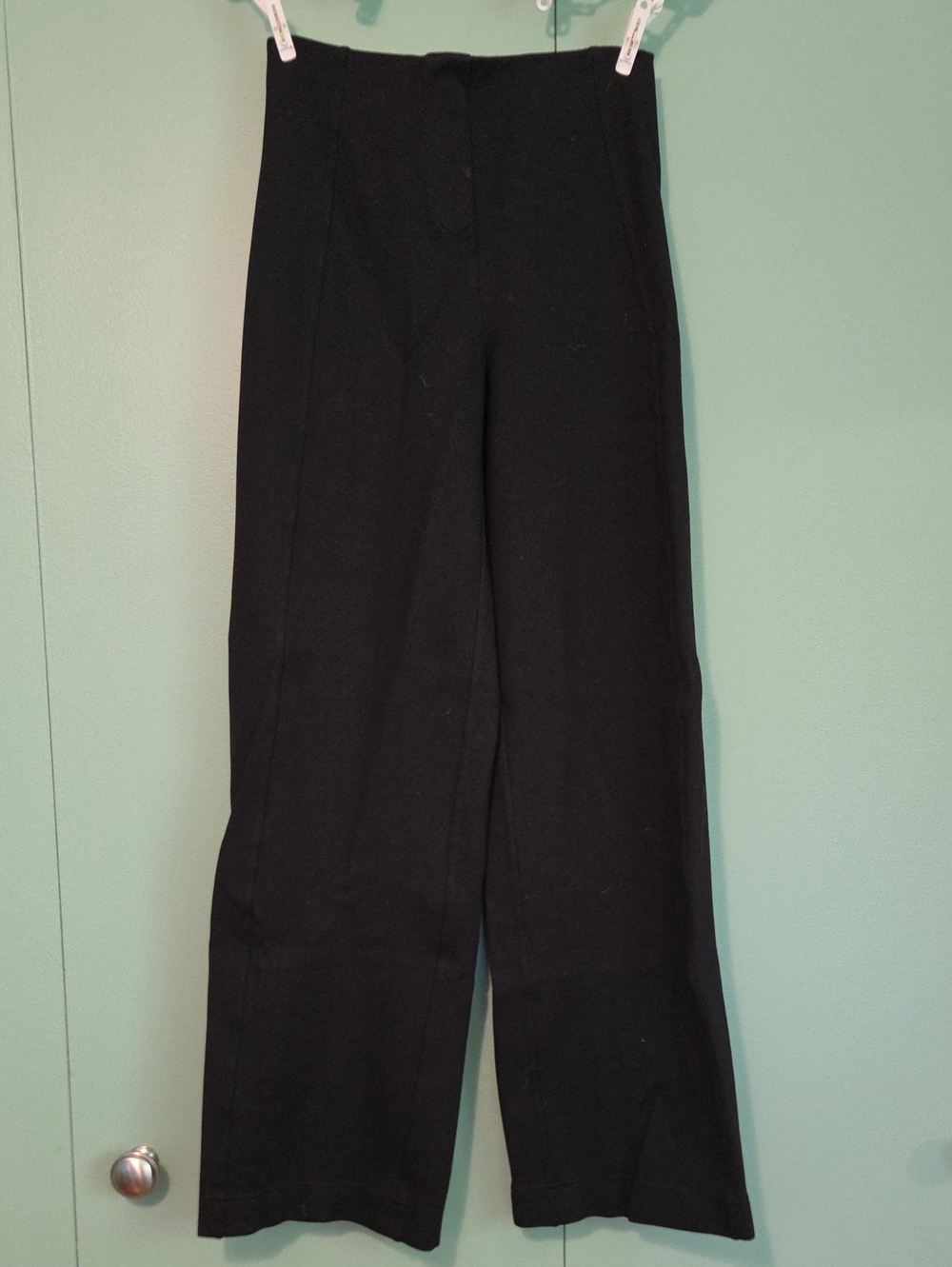 Lululemon Classic High-Waist Black Wide-Leg Pants Size Xs